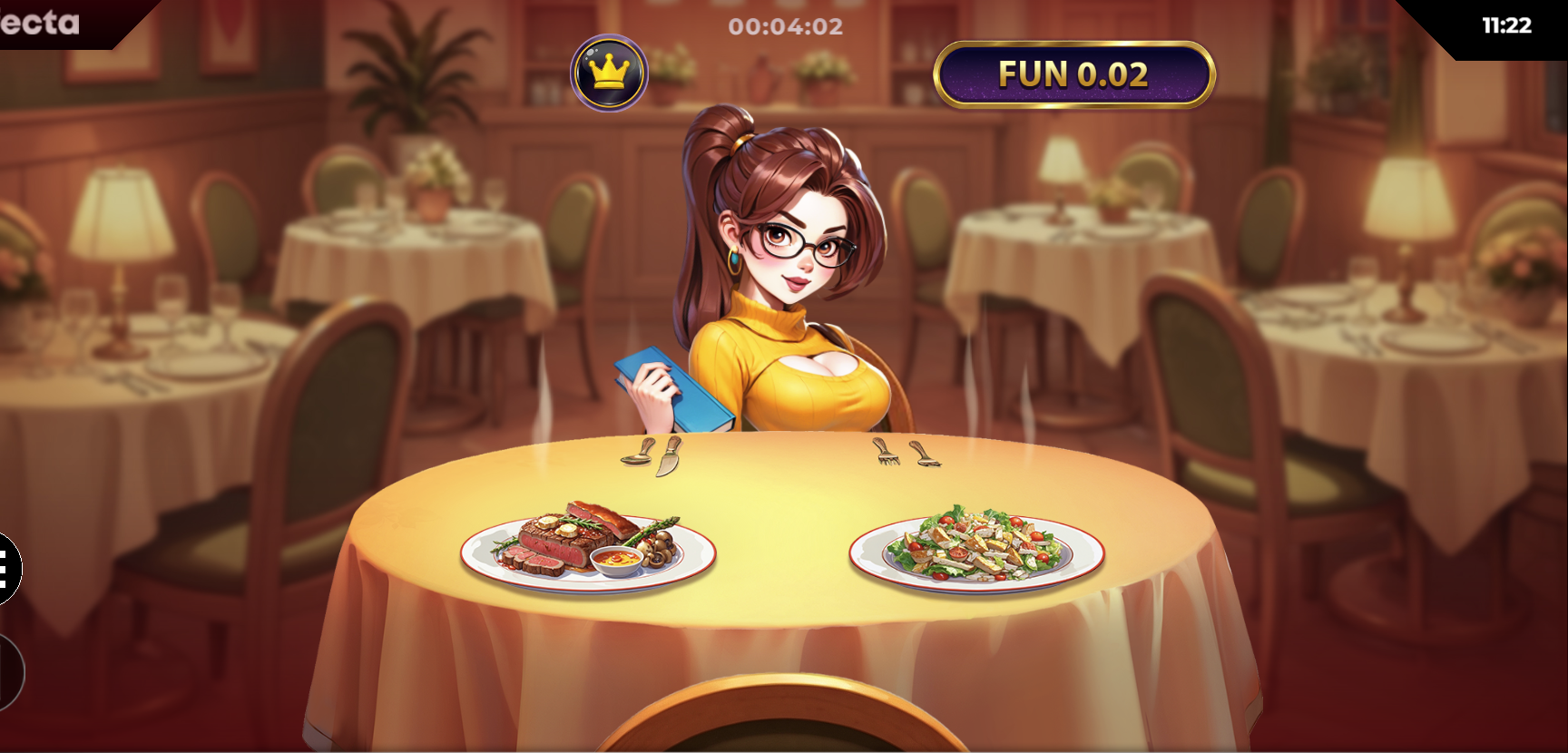 Bônus Jantar Especial no Spin Dating.